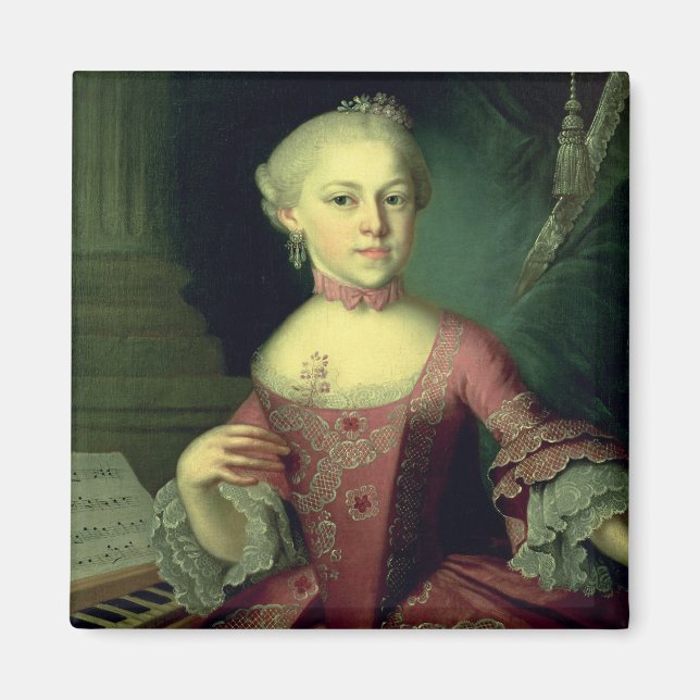 Maria-Anna Mozart, called 'Nannerl' Magnet (Front)