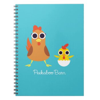 Maria & Bandit The Chickens Notebook by peekaboobarn at Zazzle