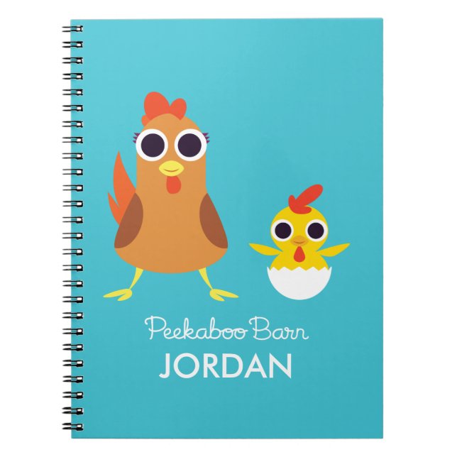 Maria & Bandit the Chickens Notebook (Front)