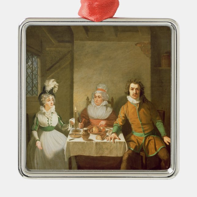 Maria Bland as Josephine Metal Ornament (Front)