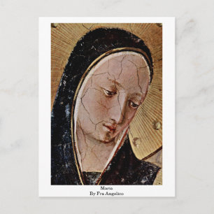 Maria By Fra Angelico Postcard