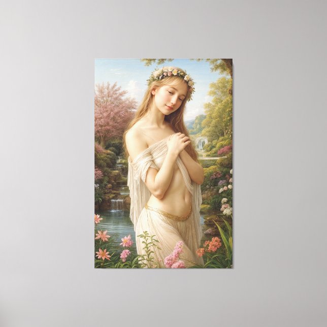 María Caterina in the Garden of Light Canvas Print (Front)