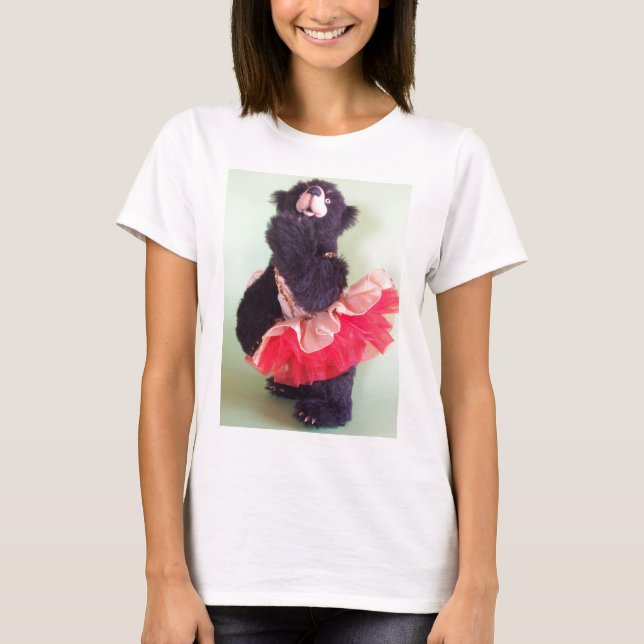 Maria Collin Party Girl in Red T-Shirt (Front)