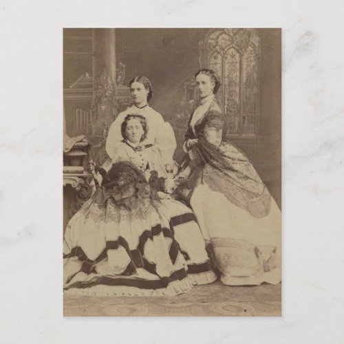 Maria Empress of Russia Romanov mother sister Postcard