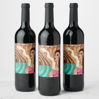 María Lionza, Diosa Venezolana de las agua Wine Label