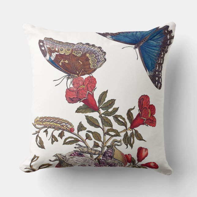 Maria Merian Butterflies Cushions (Front)