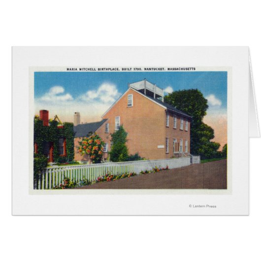 Maria Mitchell's Birthplace Cards (Front Horizontal)