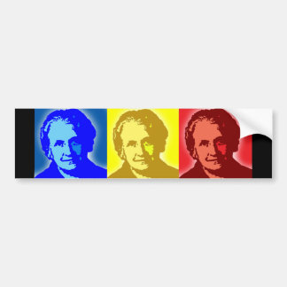 Maria Montessori Pop-Art Bumper Sticker