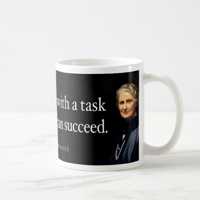 Maria Montessori Quote Mug (Right)