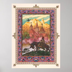 Maria Morenva by Boris Zvorykin Poster