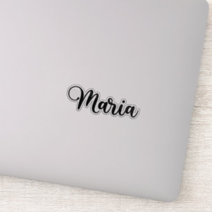 Maria Name - Handwritten Calligraphy Sticker