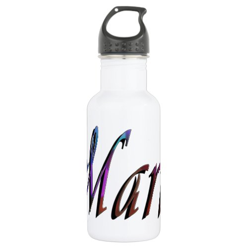 Maria Name Logo Stainless Steel Water Bottle