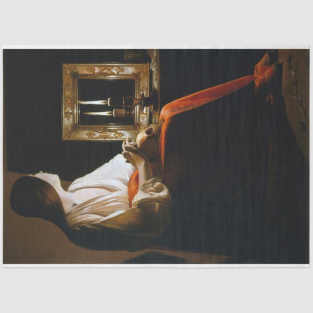 Maria Repenting, La Tour Tissue Paper (Front)