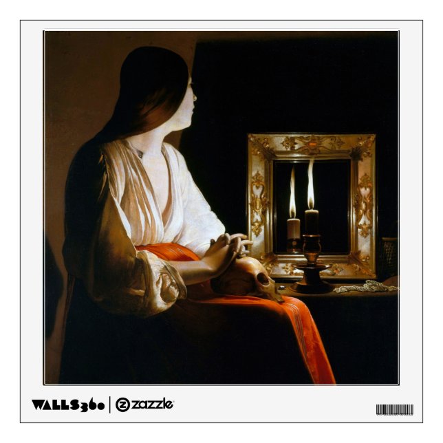 Maria Repenting, La Tour Wall Decal (Front)