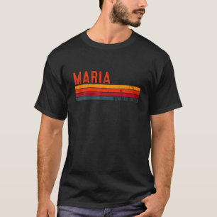 Maria Retro Vintage Limited Edition 80S 90S Birthd T-Shirt