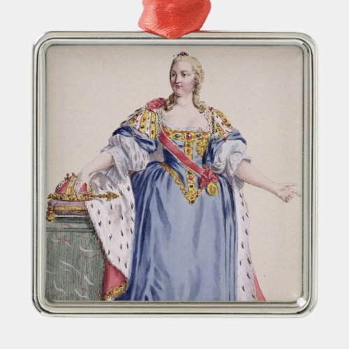 Maria Theresa 1717_80 Empress of Austria from  Metal Ornament