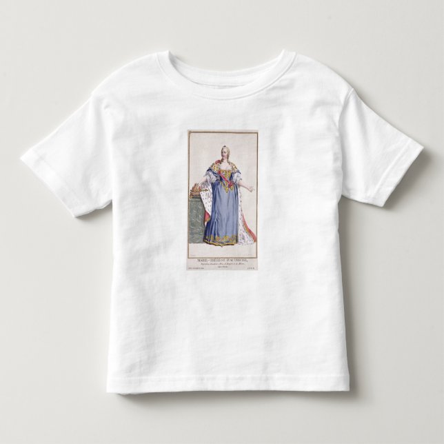 Maria Theresa (1717-80) Empress of Austria, from ' Toddler T-shirt (Front)