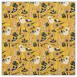 Mariachi Band Instrument Pattern Fabric