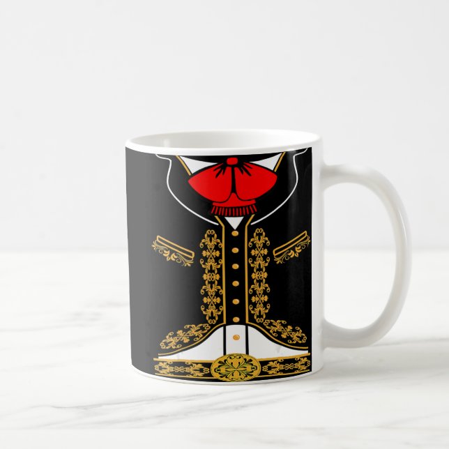 Mariachi Charro Mexican Costume For Cinco De Mayo  Coffee Mug (Right)