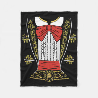 Mariachi Charro Mexican Costume For Cinco De Mayo  Fleece Blanket
