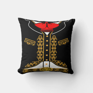 Mariachi Charro Mexican Costume For Cinco De Mayo  Throw Pillow