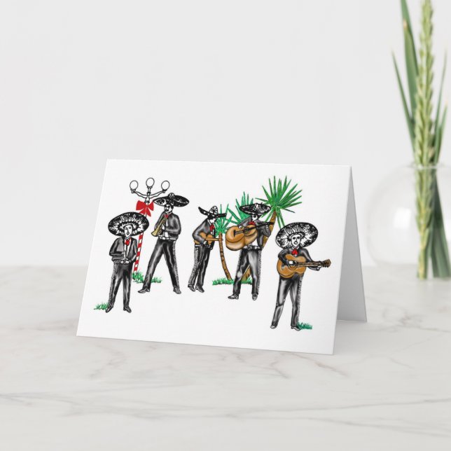Mariachi Christmas Holiday Card (Front)