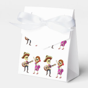 Mariachi Dancing Couple Day of the Dead Favor Boxes