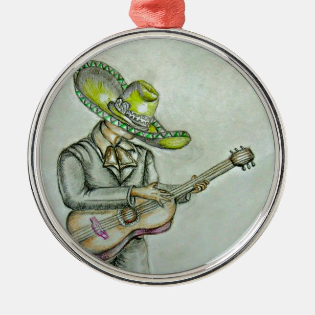 mariachi metal ornament (Front)