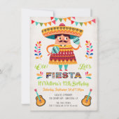 Mariachi Mexcian Fiesta Birthday party invitation (Front)