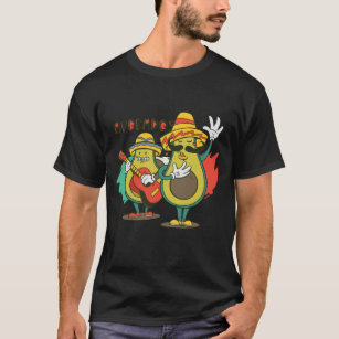 Mariachi Mexican Avocados Cinco De Mayo T-Shirt