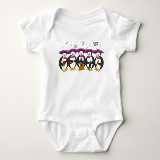 Mariachi Penguins Baby Outfit Baby Bodysuit
