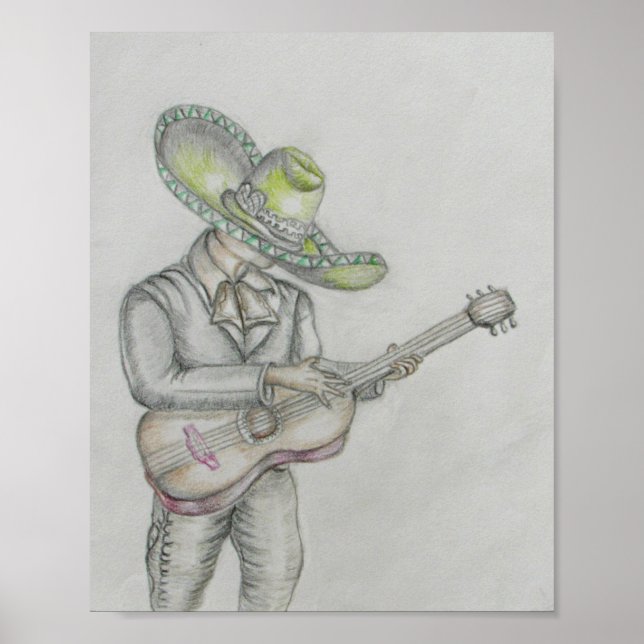 mariachi singer poster (Front)