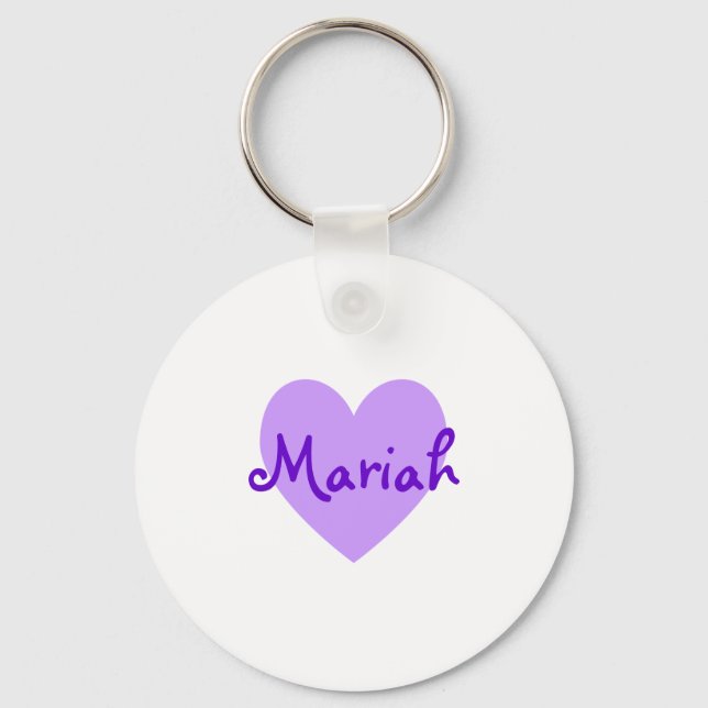Mariah in Purple Keychain (Front)