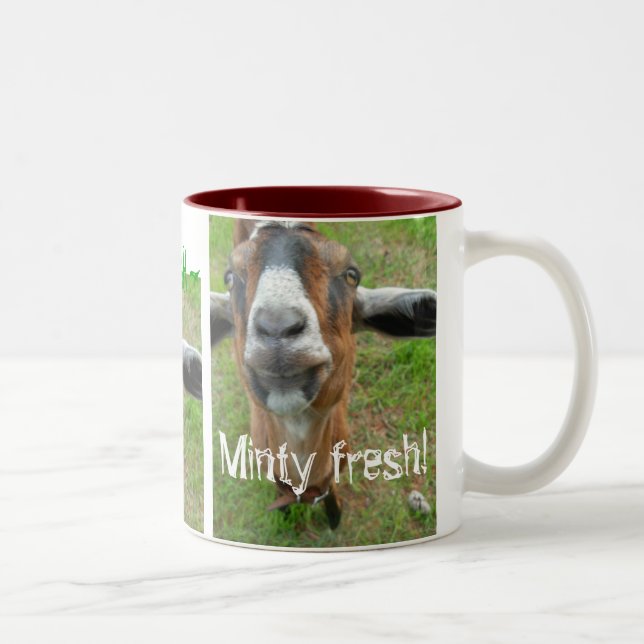 Mariah the Goat - Minty fresh mug (Right)
