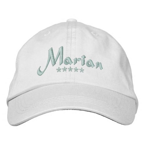 Marian Name Embroidered Baseball Cap