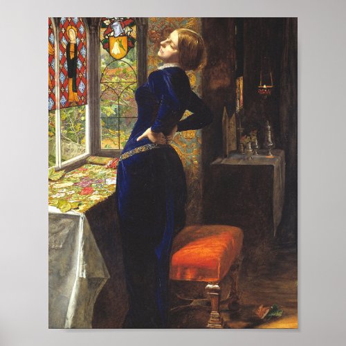 Mariana By John Everett Millais Poster