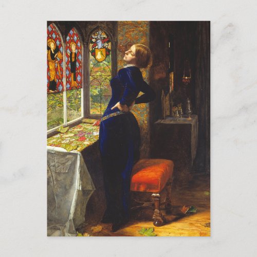 Mariana c 1851 by Sir John Everett Millais Postcard