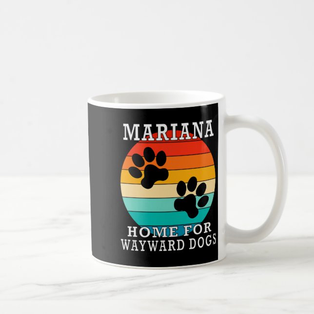 Mariana Home For Wayward Dogs Family Name Premium  Coffee Mug (Right)