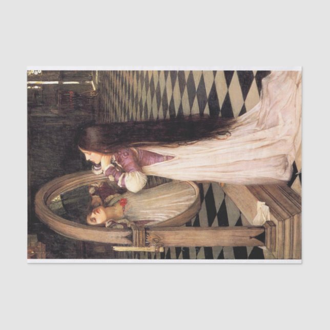 Mariana in the South by John William Waterhouse Tissue Paper (Front)