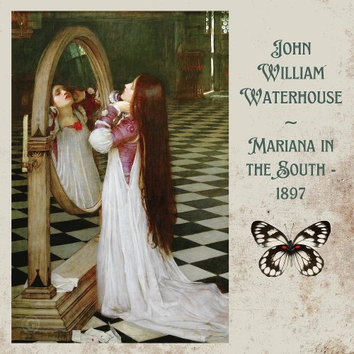 MARIANA IN THE SOUTH _ JOHN WATERHOUSE TISSUE PAPER