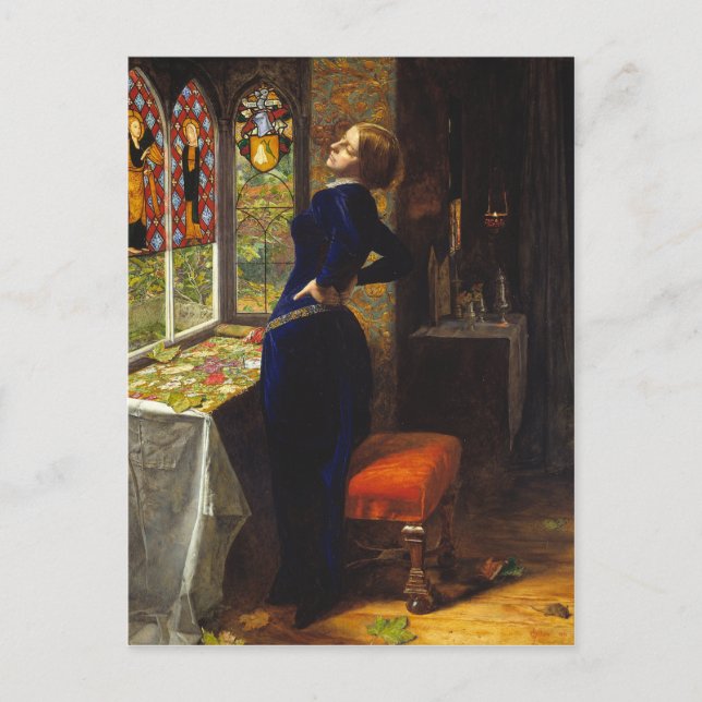Mariana - John Everett Millais Postcard (Front)