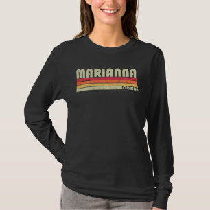 Marianna Fl Florida Funny City Home Roots Retro 7 T-Shirt