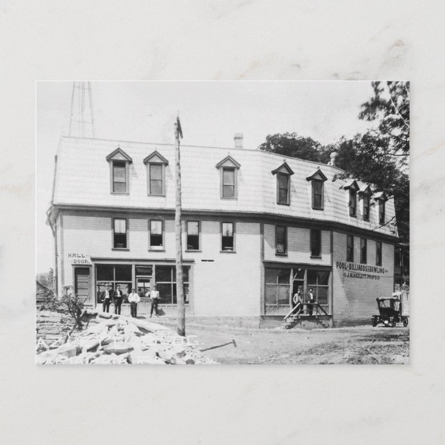 Marianna Pennsylvania Hazlett Billiards Pa 1910 Postcard (Front)