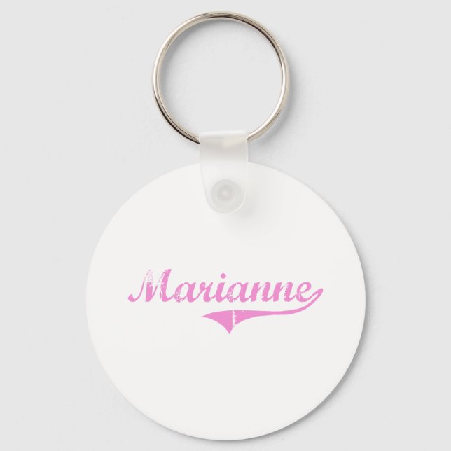 Marianne Classic Style Name Keychain (Front)