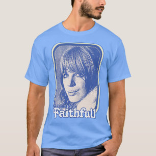Marianne Faithfull Retro 60s Aesthetic Design T-Shirt