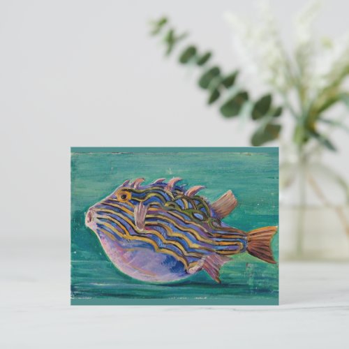 Marianne North _ Exotic Fish Postcard