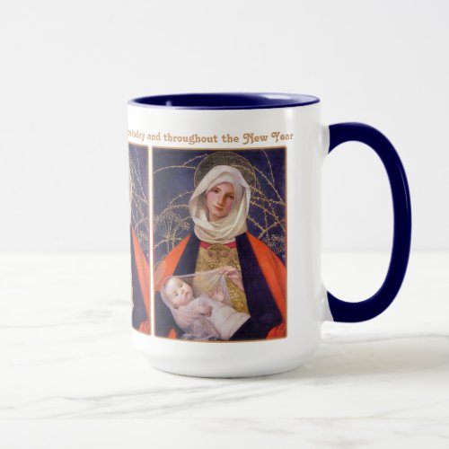 Marianne Stokes Madonna CC0510 Christmas Mug