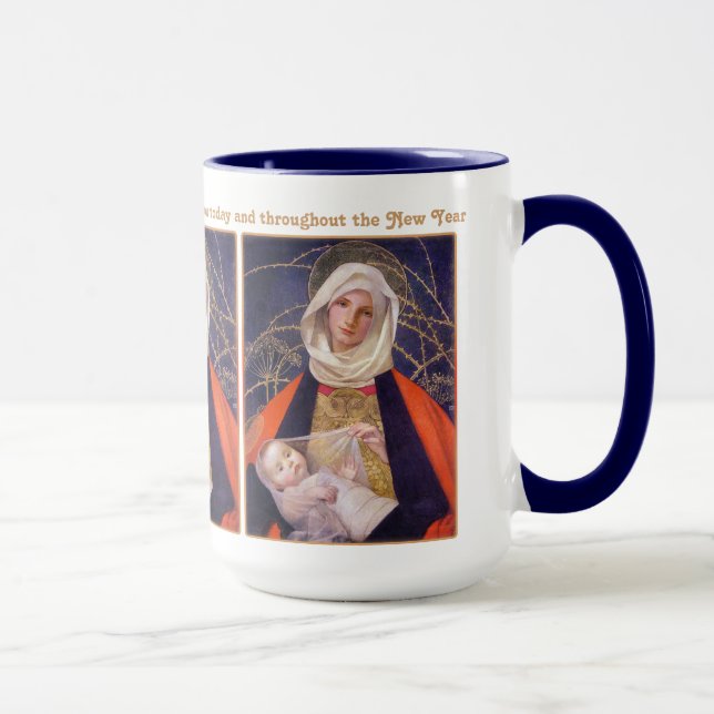 Marianne Stokes Madonna CC0510 Christmas Mug (Right)
