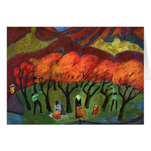 Marianne von Werefkin - Fruit Harvest in Mountain (Front Horizontal)