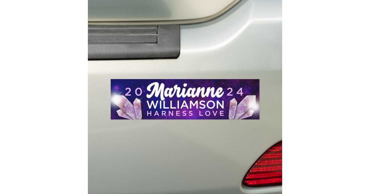 Marianne Williamson 2024 Bumper Sticker Zazzle